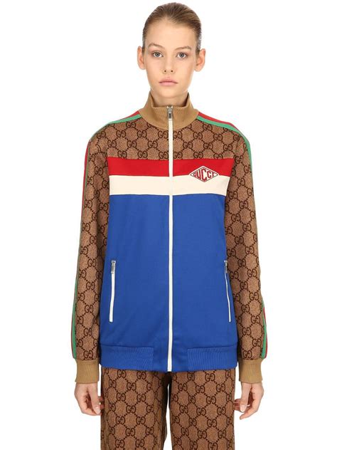 gucci technical jersey jacket womens|Gucci jackets on sale.